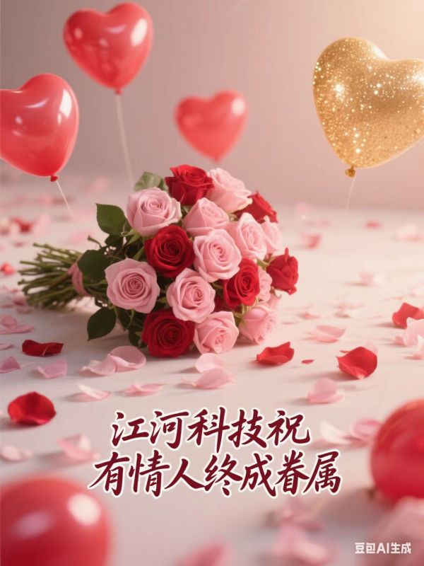 七夕良辰至，愛(ài)意漫星河。江河科技祝愿每對(duì)有情人，既能共享朝朝暮暮的溫情，也能攜手奔赴歲歲年年的美好!